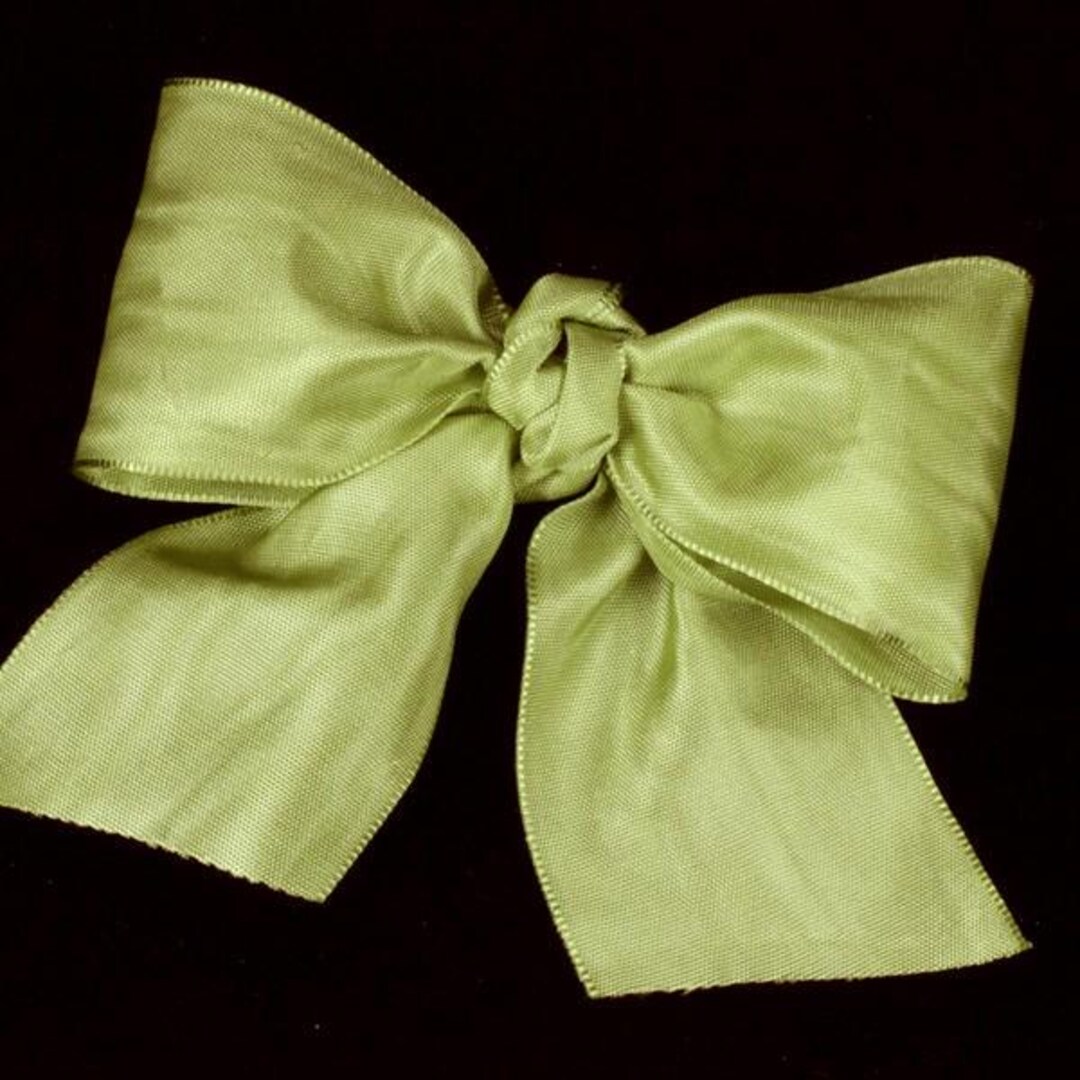 Chartreuse German Moiré Ribbon by the Yard-3 Widths Available - Etsy