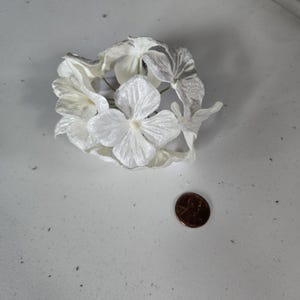 White Velvet Hydrangeas Weddings Millinery