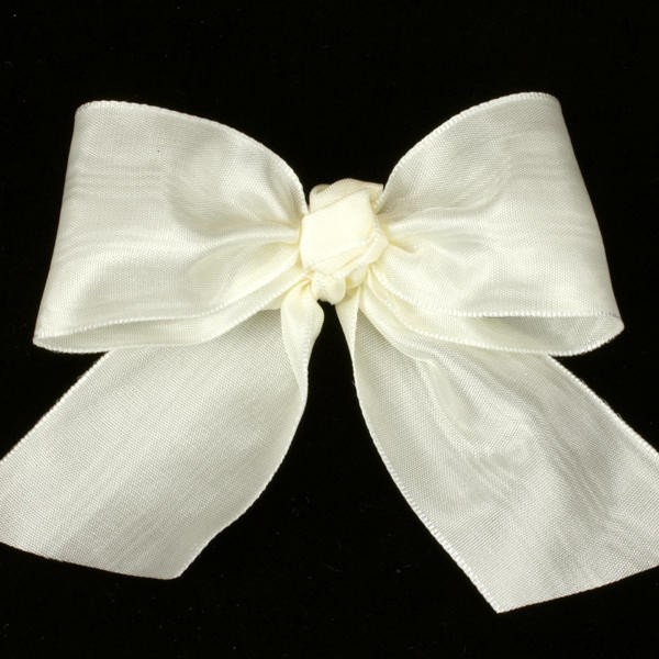 Cream/ivory German Moiré Ribbon-4 Widths available