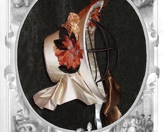 The Eliza Coretta American Civil War Era Bonnet Pattern