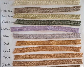 Natural Hemp Plait Straw Millinery Braid, 20 yard roll