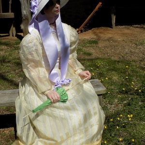 The Sophia 1820&#39;s Poke Bonnet Pattern