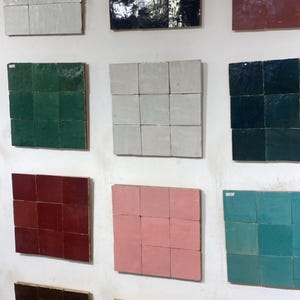 Zellige Tiles - Handmade Moroccan Tiles– 10x10 cm – Wall tiles , Kitchen & Bathroom Backsplash – Multiple Colors - one meter square