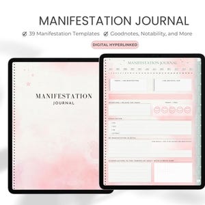 Digitaal manifestatiedagboek 2026 | Werkboek Wet van de aantrekkingskracht | Visiebord, schaduwwerk, dankbaarheids- en doelenplanner voor GoodNotes