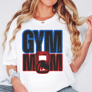 T-shirt sportschool moeder, comfort gym kleuren voor vrouwen, T-shirt moeder training, T-shirt fitness mama, cadeau voor haar, pasvorm moeder top, shirt Moederdag cadeau