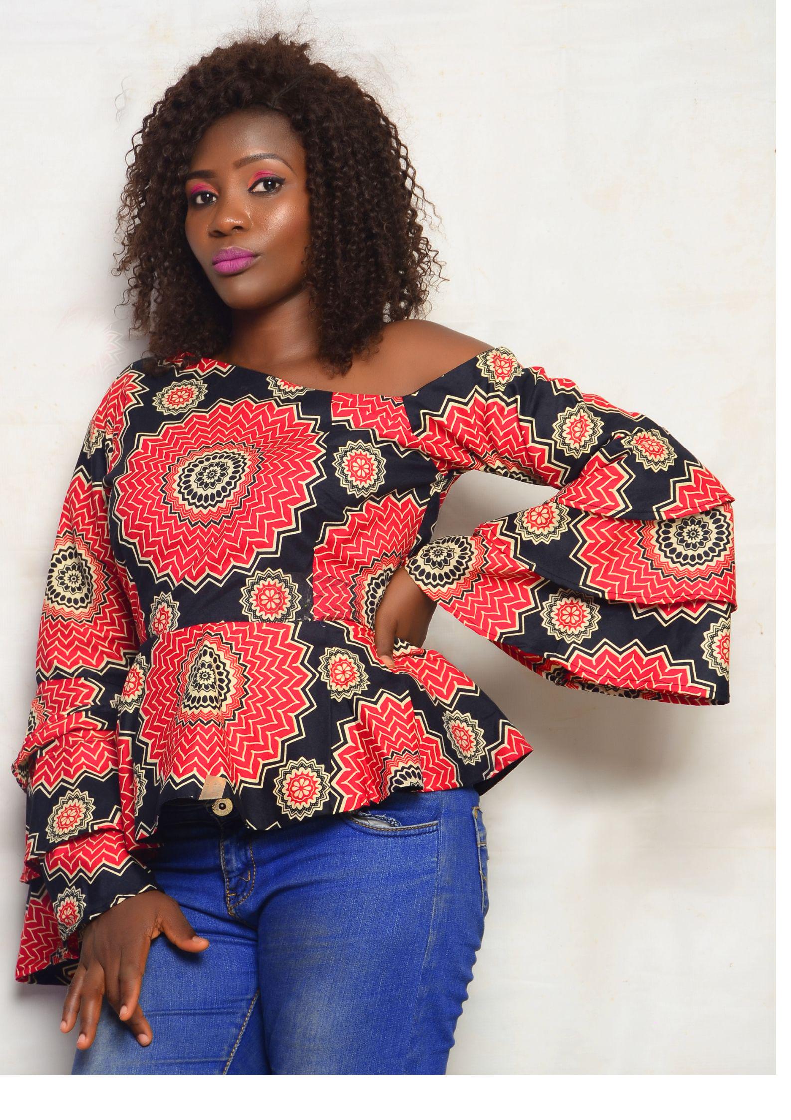 Ankara Peplum Dress - Etsy UK