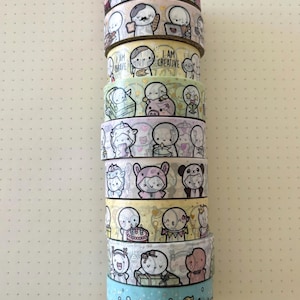 TCMC Washi Sample (50 cm) - Prinzessinnen Party v2/Kaffeezeit/Affirmationen/Rechnungen&Budgetierung/Selbstfürsorge v2/Regenbogen-Strampler/Geburtstag/Weihnachten/Biome