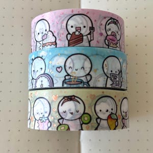 TCMC Washi-monster (50 cm) - 2022 Advent: zoete lekkernijen/ochtendroutine/groenten en fruit