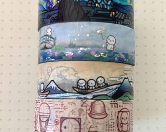 TCMC Washi Sample (50cm) - Ode to DaVinci/Hokusai/Monet/Van Goh (Master Artists Collection 2023)
