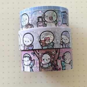 TCMC和紙サンプル（50cm） - トラベルタイム/スリーピータイム/マジックフォレスト