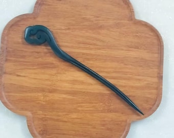 Forcina per capelli squisita fatta a mano - Gioielli per capelli dal design vintage classico per donne, bastoncino per capelli in legno, forcina a forma di nuvola fluente