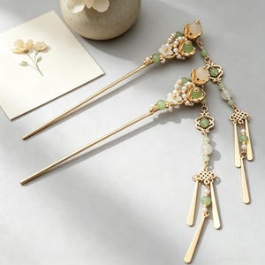 Vintage Pearl Hair Pin - Etsy display picture 3