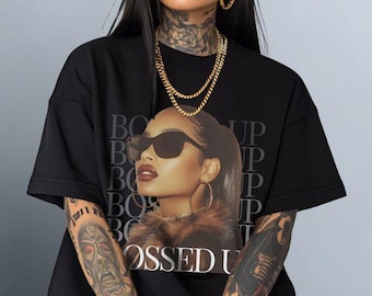 Camiseta gráfica Boss Vibes: Top unisex de moda para chicos
