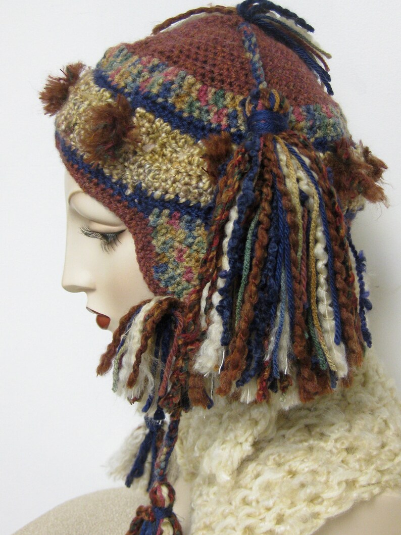 Download Peruvian Inspired Hat/Brick and Multi Colors | Etsy