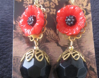 Poppy Drop Earrings