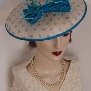 Polka Dot  Satellite Dish Hat