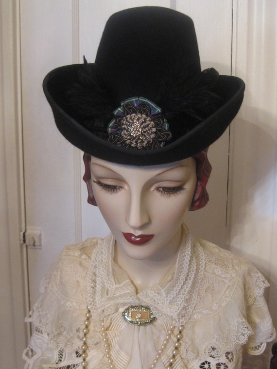 Demelza's Victorian Riding Hat | Etsy