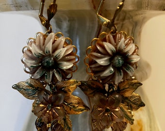 Floral Collage Earrings