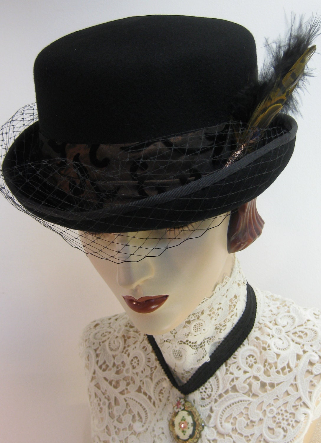 English Riding Hats Lady Mary's English Riding Hat - Etsy