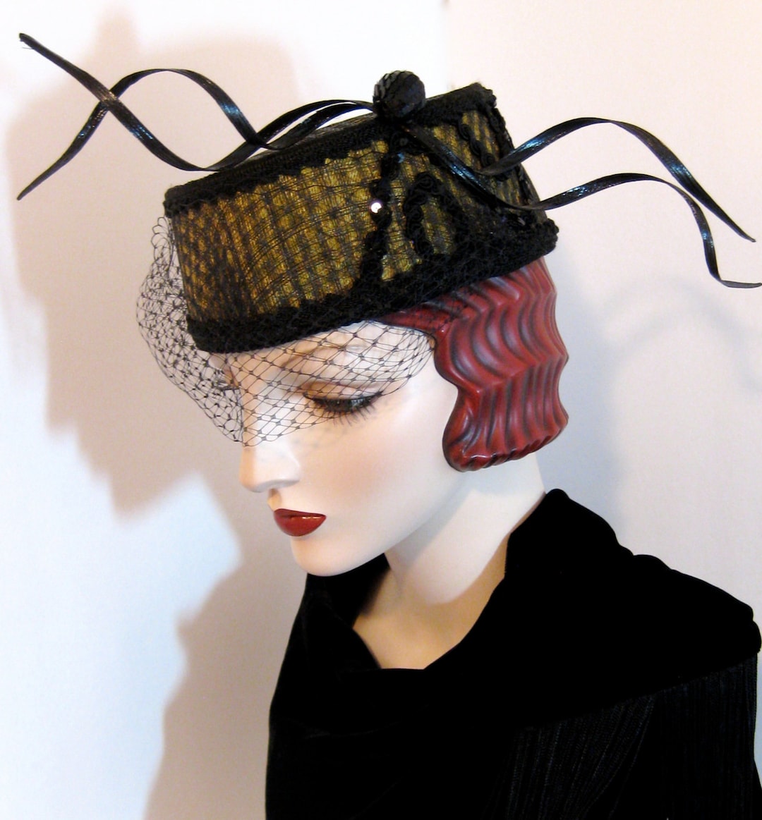 Custom Inked Pillbox Hat - Lycra main image 1