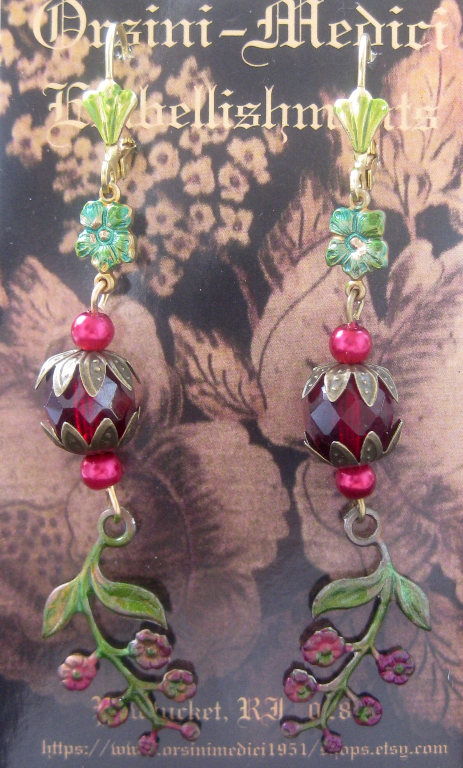 Victorian Inspired Earrings Etsy