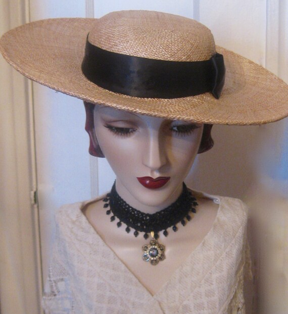 victorian boater hat