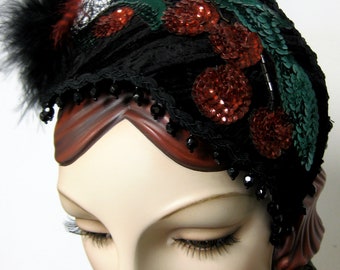 ON SALE/ Cherries On Top Fascinator