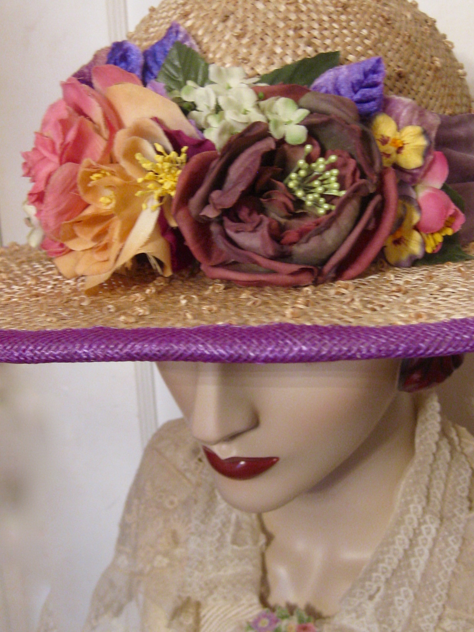 Edwardian Garden Party Hat Etsy
