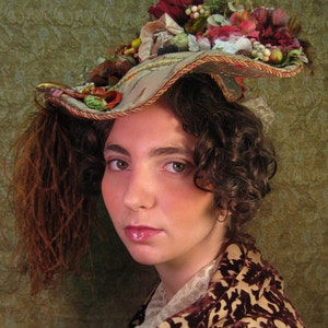 Late Victorian Pinchback Hat image 2