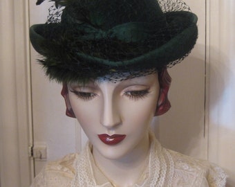 ON SALE/ Victorian Riding Hat