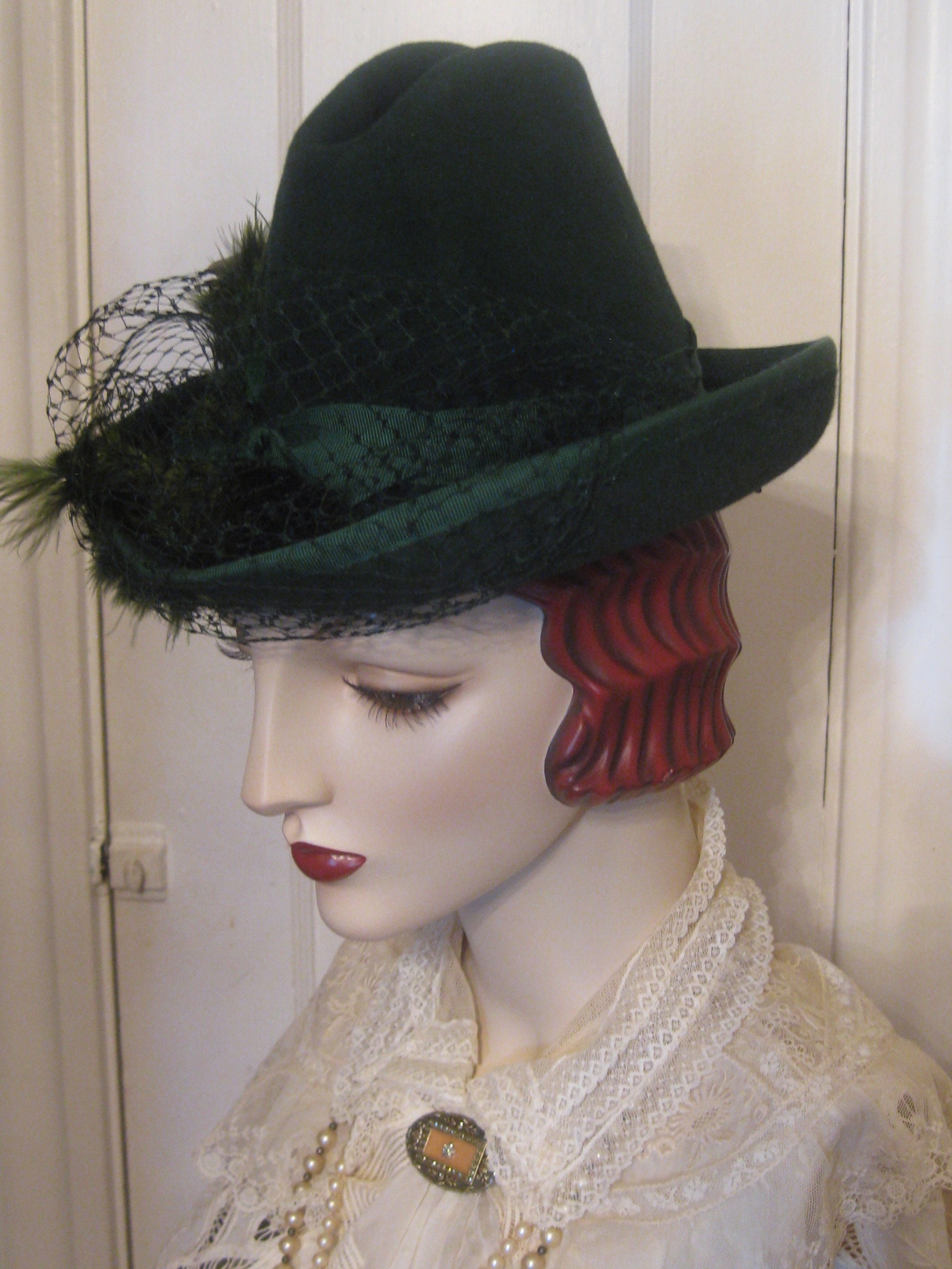 ON SALE/ Victorian Riding Hat - Etsy