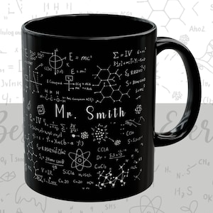 Science Teacher Mug: Chemistry, Biology, Physics STEM Gift