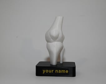 Personalized Knee Joint Decor - 3D Printed Orthopedic Gift