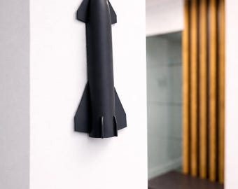 SpaceX Starship Wall Decor – Custom 3D Printed Rocket