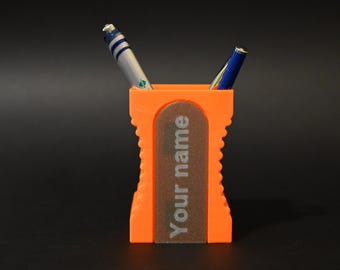 Personalized Pencile Sharpener Pen Holder – A Unique and Practical Desk Accessory