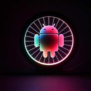 Android Logo LED Desk Lamp – Bring Futuristic Lighting to Your Space!