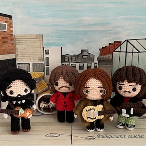 Häkelanleitung: The BeatlesRotops Pack Amigurumi (PDF Download)