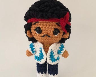 Crochet Pattern: Bruno Mars Amigurumi (PDF Download)