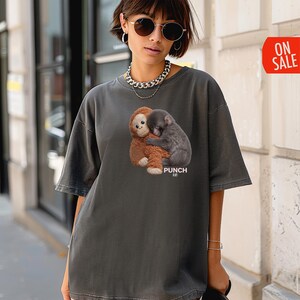 Viral monkey shirt design with cozy and emotional aesthetic