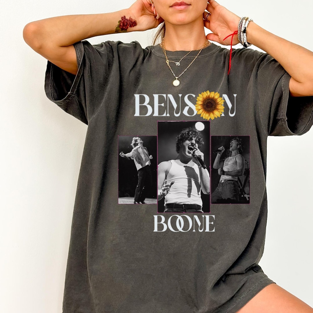 Benson Boone Clothing Benson Boone Ameican Heat Tou T-shit
