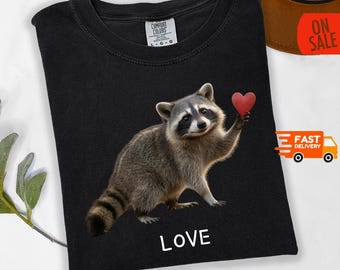 Viral Raccoon Shirt, Retro Trash Panda Graphic Tee, Raccoon Lover Gift