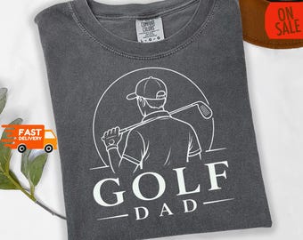 Golf Dad Shirt, Golf Graphic Tee, Golf Lover Shirt, Golf Life Shirt, Father's Day Gift, Golfer Dad Tee, Minimalist Golf Shirt