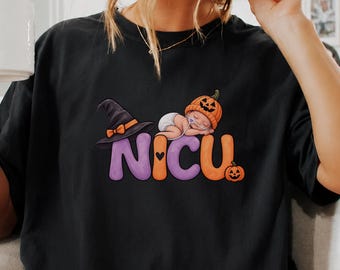 NICU Halloween Shirt, Preemie Halloween Shirt, NICU Baby Shirt, Halloween NICU Tee, Preemie Mom Gift