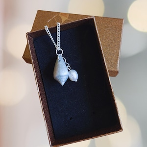 Boho Cowrie Shell Necklace Charm | Beach Jewelry Handmade | Ocean Inspired natural | Summer Beach Wear | Ocean Dreams Mermaid Necklace