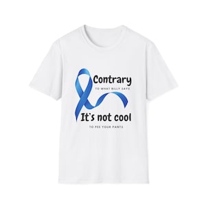 Funny Prostate Cancer Awareness T-Shirt, Peeping Your Pants Tee, Unisex Softstyle Shirt, Cancer Support Apparel, Humorous Cancer Tee