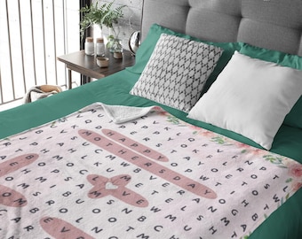 Custom Blanket, Custom Mom Blanket, Mother's Day or Mom Birthday Gift Custom Blanket, Mom Gifts from Daughter, Son Mother's Day blanket