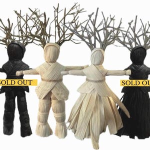 Corn Doll Gods Forest / Handmade / Corn Dolly / Harvest, Samhain, Pagan, Wicca, folk dolls, Celtic, Halloween, Outlander, The Traitors