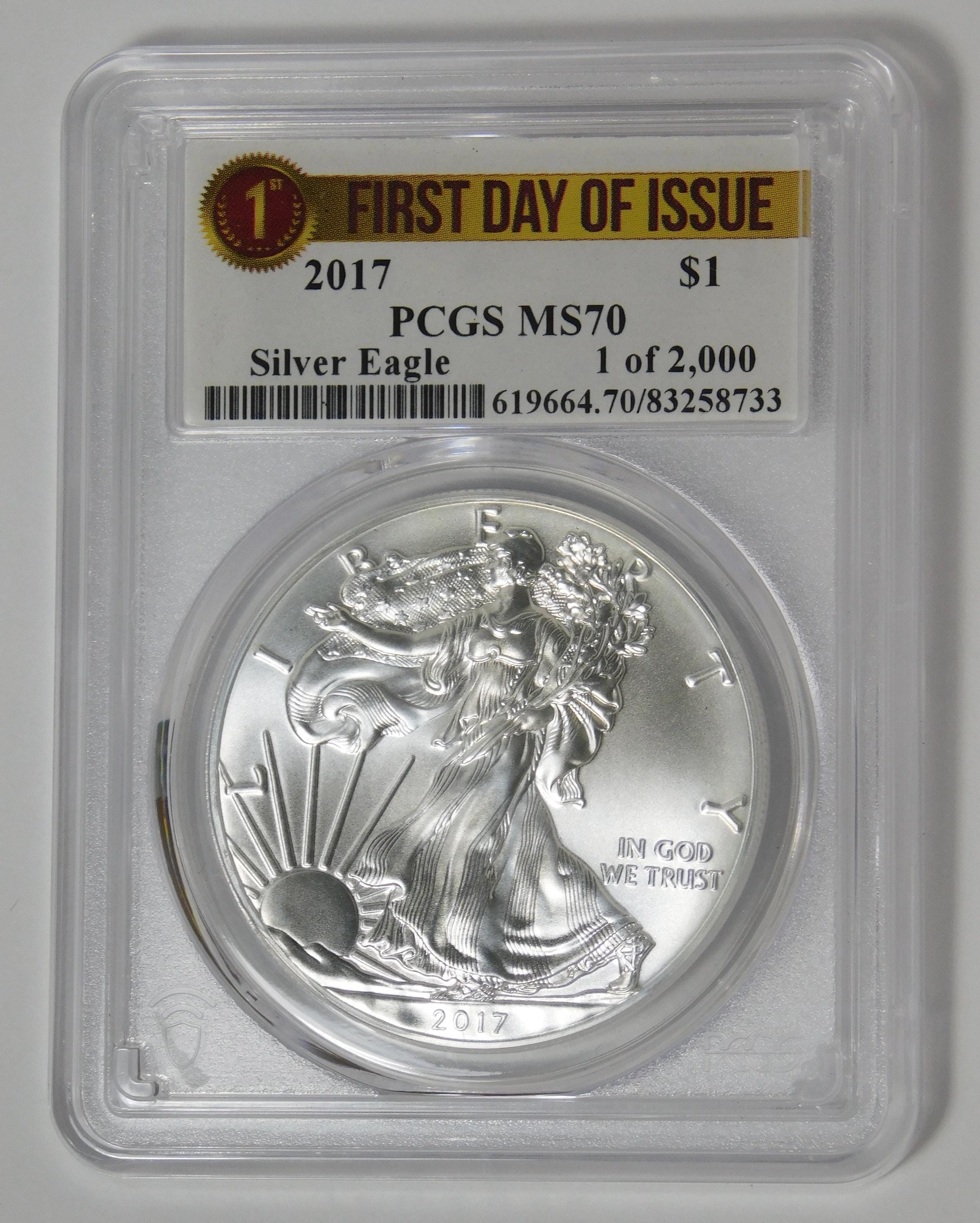2017 Silver Eagle Coin - Etsy