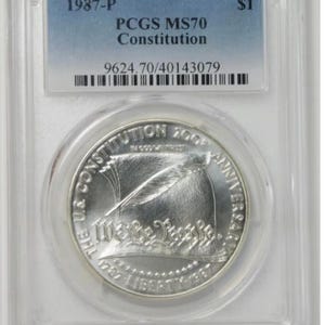 1987 Constitution Silver Dollar - Etsy