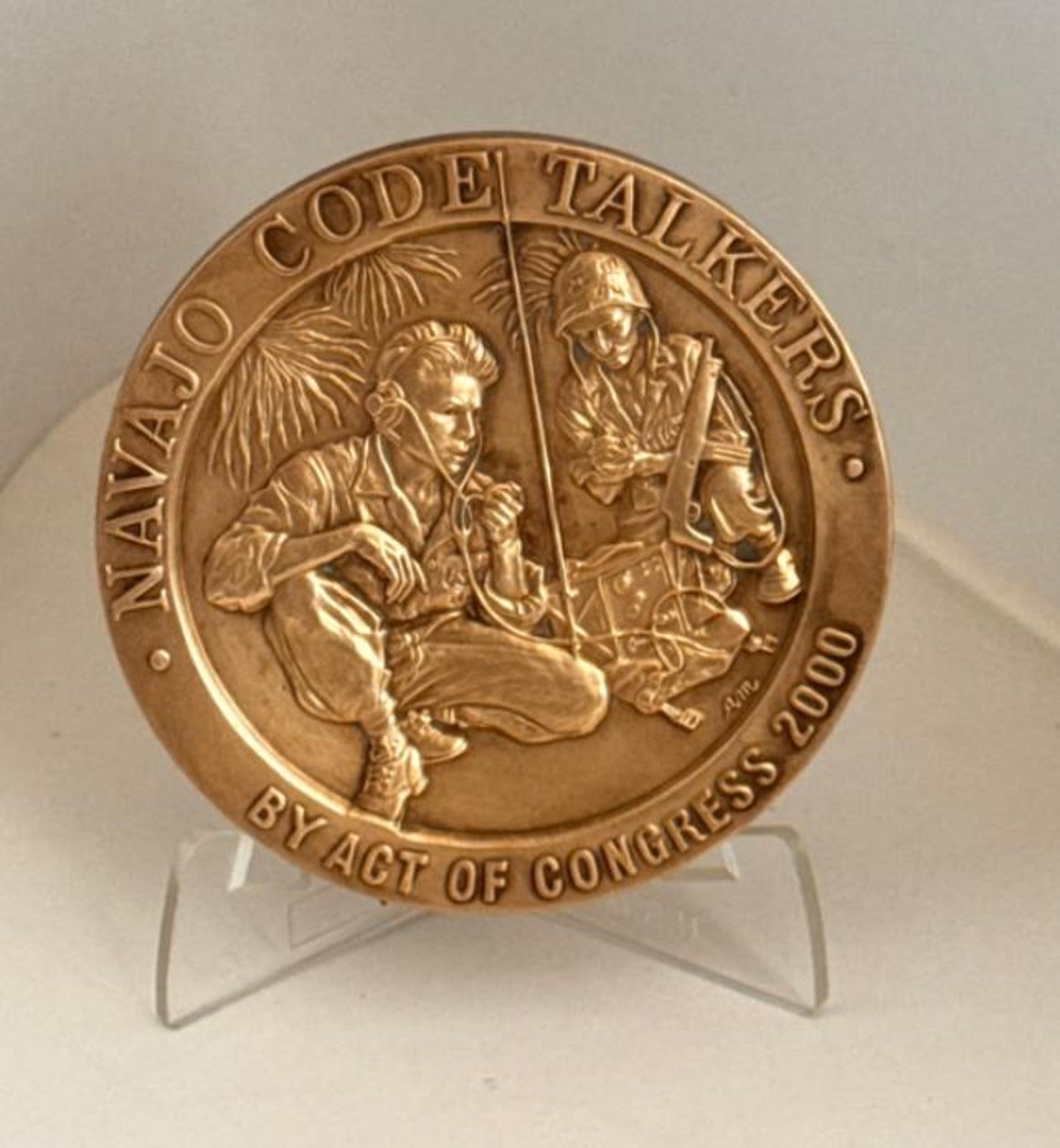 Navajo Code Talkers Bronze Medal "3 Inch" - Etsy